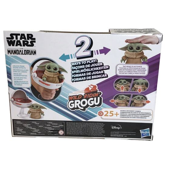 Disney Star Wars Mandalorian - Wild Ridin' Grogu Interactive Animatronic NIB - Picture 7 of 9